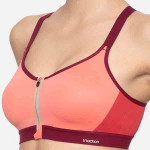 Triaction 125 Padded Wireless Front Open Extreme Bounce Control Sports Bra