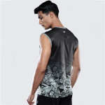 Men Grey & Black Superman Printed Innerwear Vest